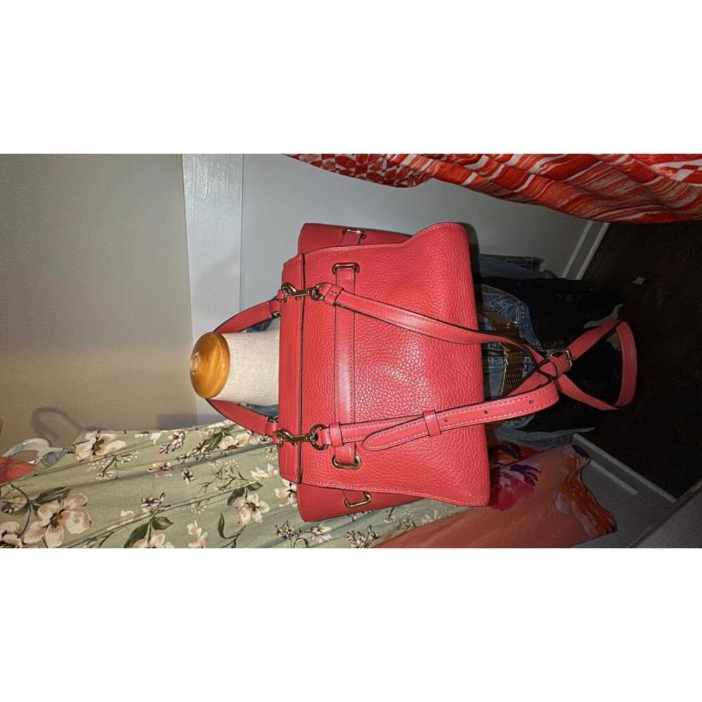 Coach F32106 Blake Flap Carryall in Vermillion Red - Picture 6 of 13